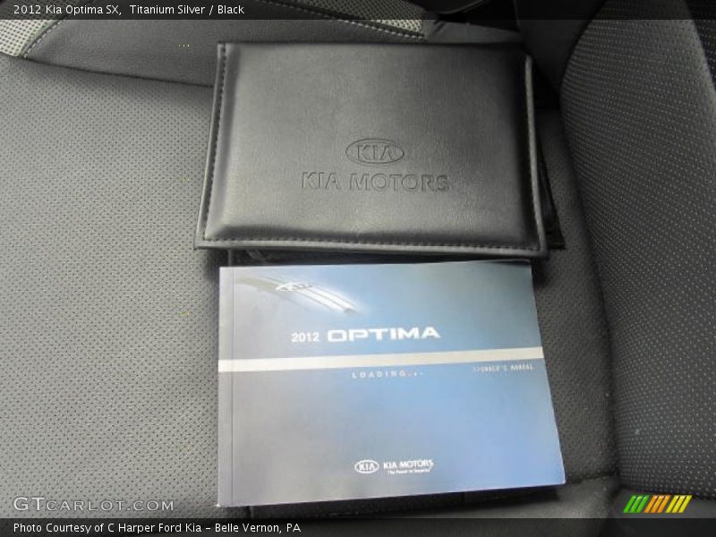 Titanium Silver / Black 2012 Kia Optima SX