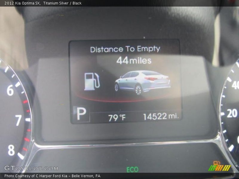Titanium Silver / Black 2012 Kia Optima SX
