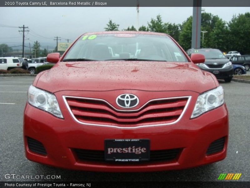 Barcelona Red Metallic / Bisque 2010 Toyota Camry LE