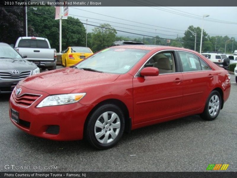 Barcelona Red Metallic / Bisque 2010 Toyota Camry LE