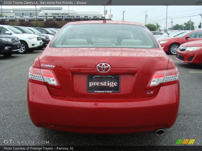 Barcelona Red Metallic / Bisque 2010 Toyota Camry LE