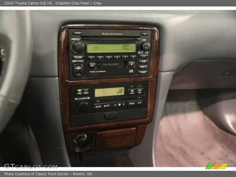 Graphite Gray Pearl / Gray 2000 Toyota Camry XLE V6