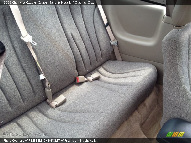 Sandrift Metallic / Graphite Gray 2003 Chevrolet Cavalier Coupe