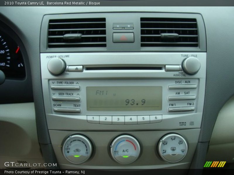 Barcelona Red Metallic / Bisque 2010 Toyota Camry LE