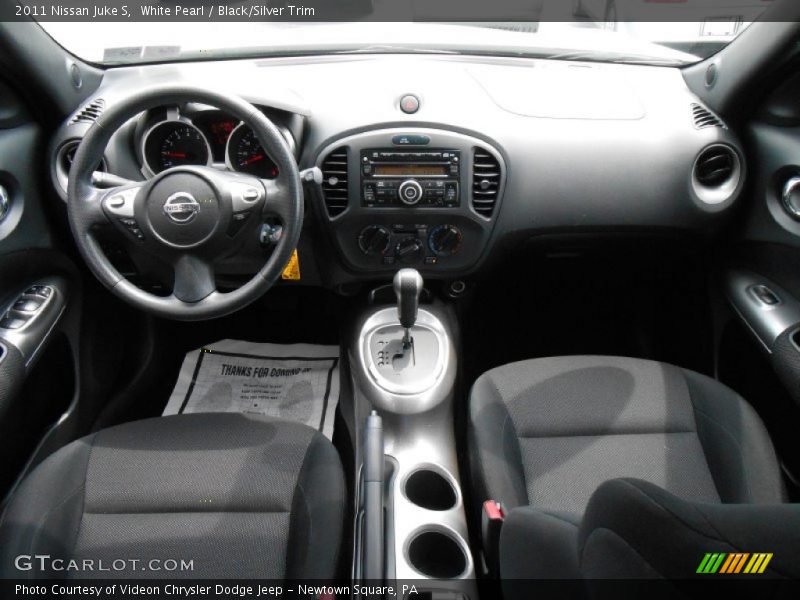 White Pearl / Black/Silver Trim 2011 Nissan Juke S