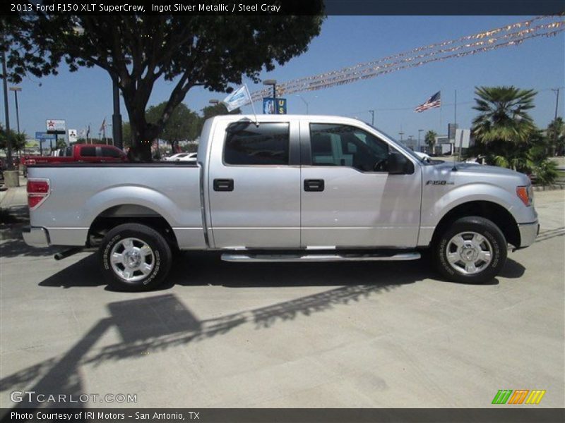 Ingot Silver Metallic / Steel Gray 2013 Ford F150 XLT SuperCrew