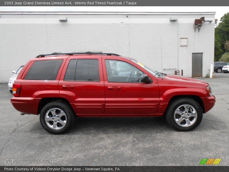  2003 Grand Cherokee Limited 4x4 Inferno Red Tinted Pearlcoat