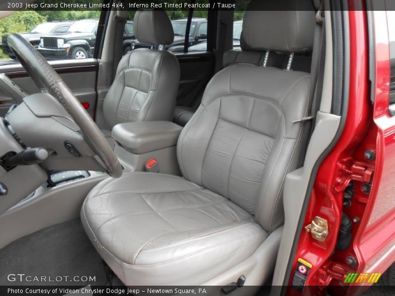 Front Seat of 2003 Grand Cherokee Limited 4x4