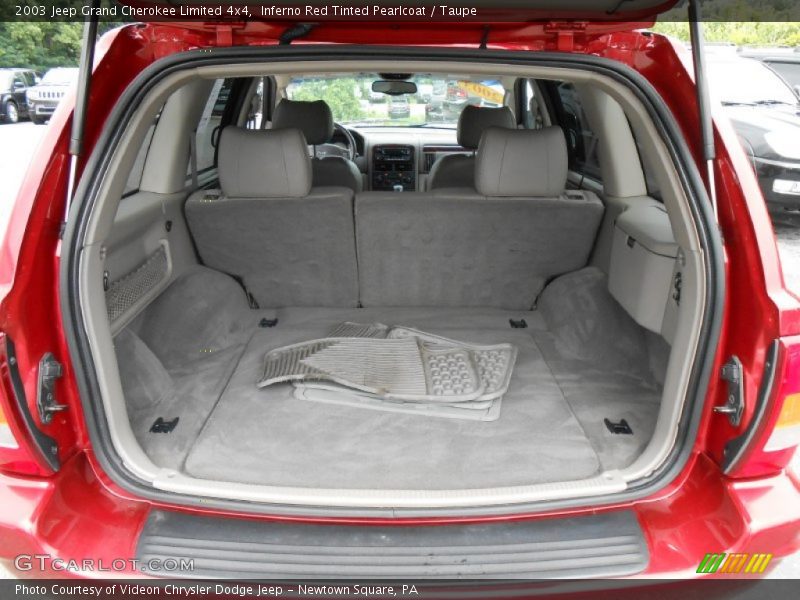  2003 Grand Cherokee Limited 4x4 Trunk