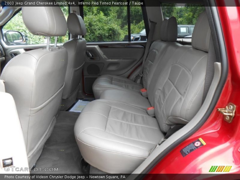Rear Seat of 2003 Grand Cherokee Limited 4x4