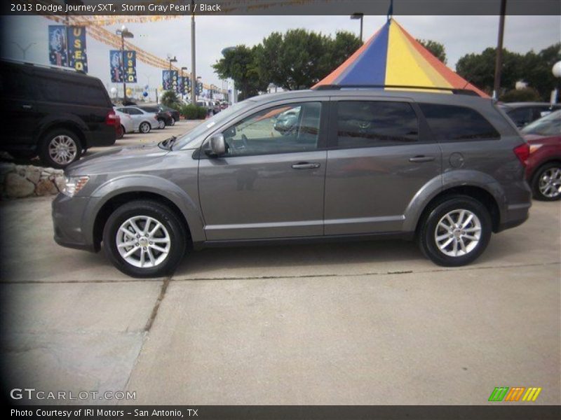 Storm Gray Pearl / Black 2013 Dodge Journey SXT