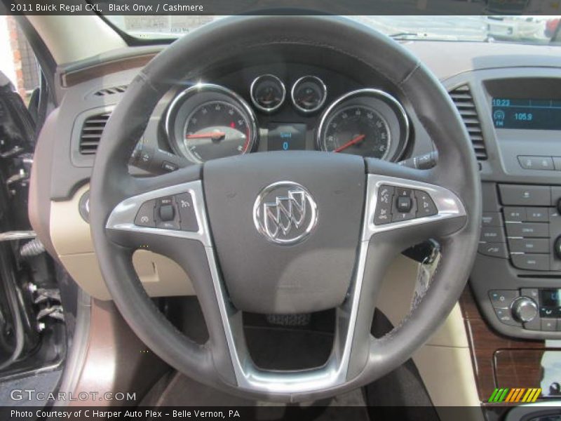 Black Onyx / Cashmere 2011 Buick Regal CXL