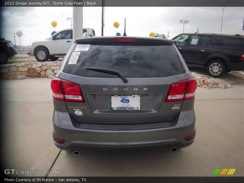 Storm Gray Pearl / Black 2013 Dodge Journey SXT