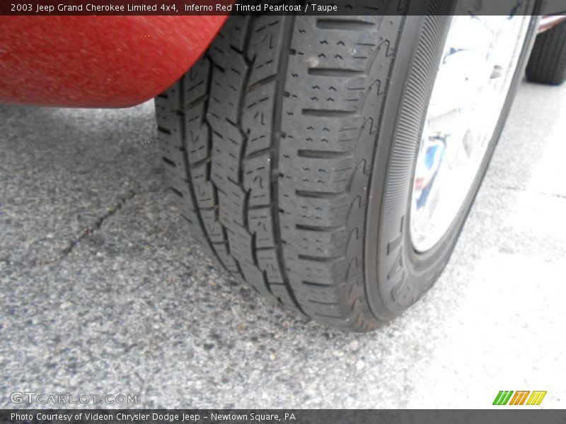 Inferno Red Tinted Pearlcoat / Taupe 2003 Jeep Grand Cherokee Limited 4x4
