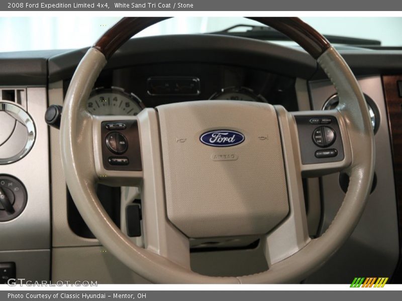 White Sand Tri Coat / Stone 2008 Ford Expedition Limited 4x4