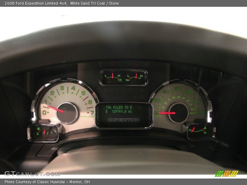 White Sand Tri Coat / Stone 2008 Ford Expedition Limited 4x4