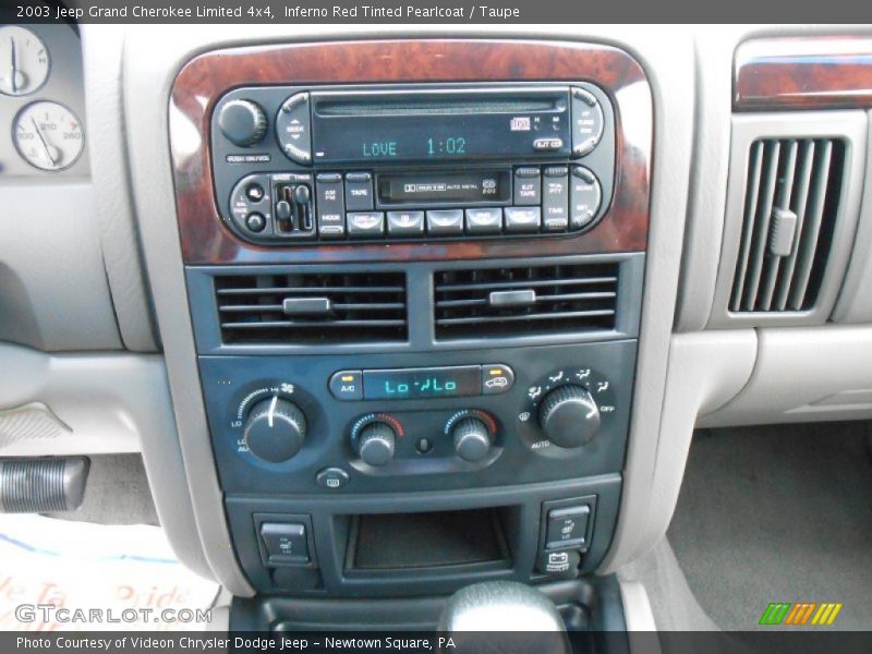Controls of 2003 Grand Cherokee Limited 4x4