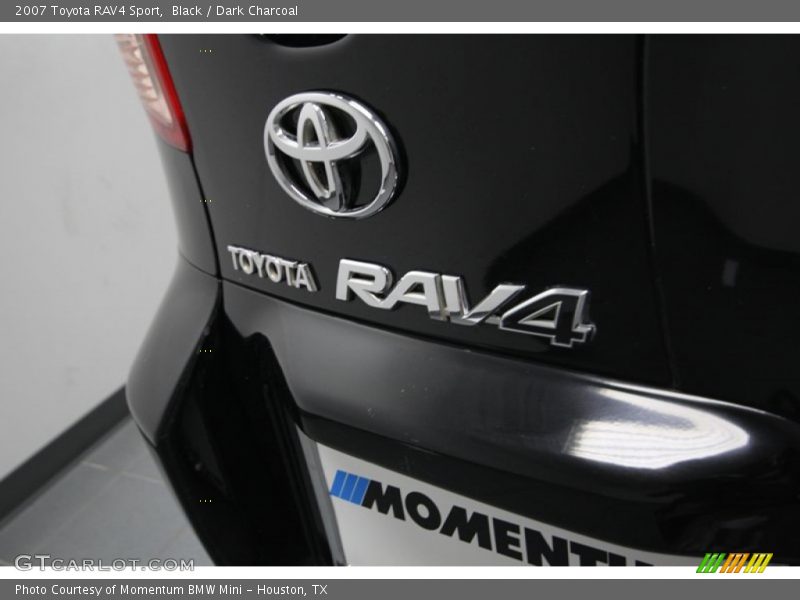 Black / Dark Charcoal 2007 Toyota RAV4 Sport