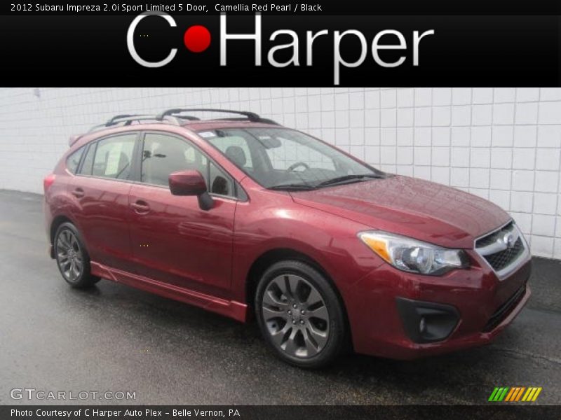 Camellia Red Pearl / Black 2012 Subaru Impreza 2.0i Sport Limited 5 Door