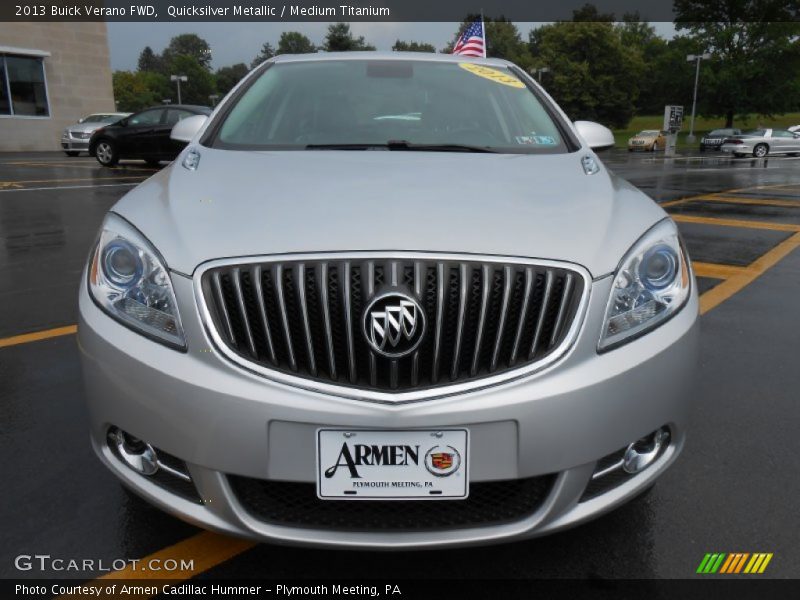 Quicksilver Metallic / Medium Titanium 2013 Buick Verano FWD