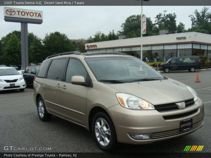 Desert Sand Mica / Taupe 2005 Toyota Sienna XLE