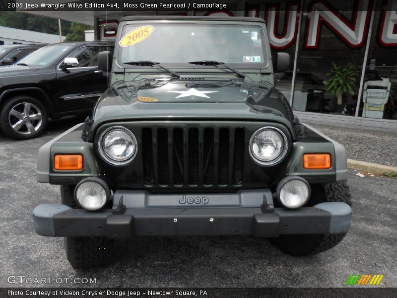 Moss Green Pearlcoat / Camouflage 2005 Jeep Wrangler Willys Edition 4x4