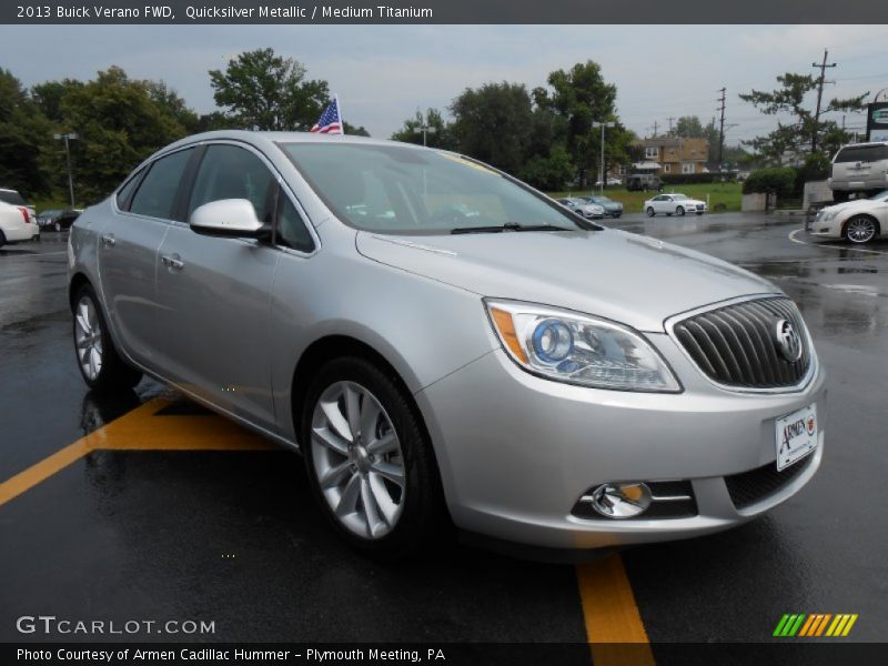 Quicksilver Metallic / Medium Titanium 2013 Buick Verano FWD