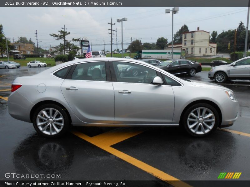 Quicksilver Metallic / Medium Titanium 2013 Buick Verano FWD