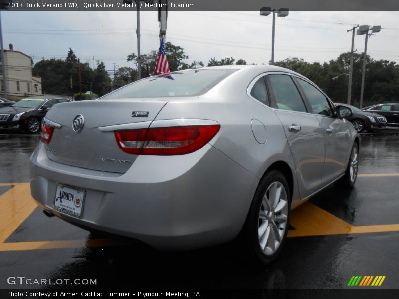 Quicksilver Metallic / Medium Titanium 2013 Buick Verano FWD