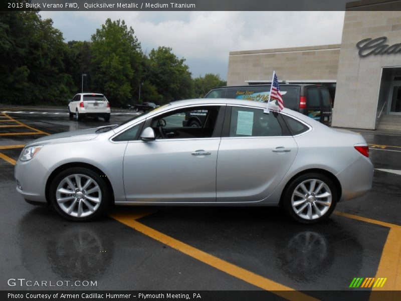 Quicksilver Metallic / Medium Titanium 2013 Buick Verano FWD