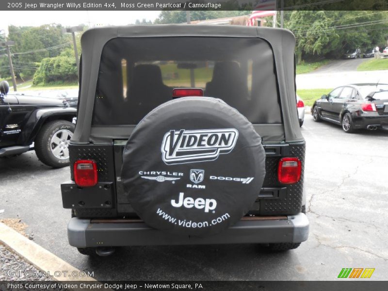 Moss Green Pearlcoat / Camouflage 2005 Jeep Wrangler Willys Edition 4x4
