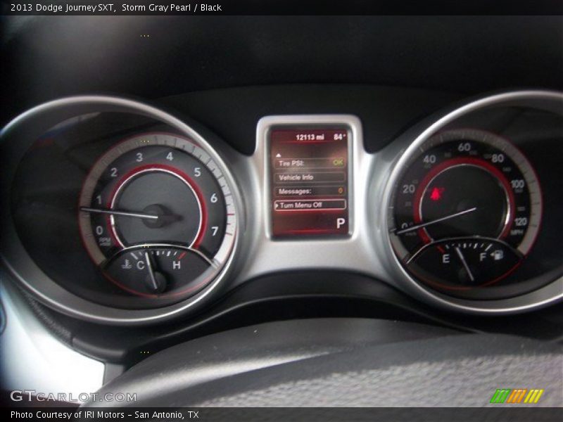 Storm Gray Pearl / Black 2013 Dodge Journey SXT