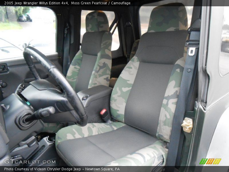 Moss Green Pearlcoat / Camouflage 2005 Jeep Wrangler Willys Edition 4x4