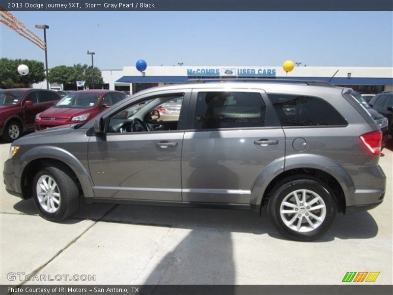 Storm Gray Pearl / Black 2013 Dodge Journey SXT