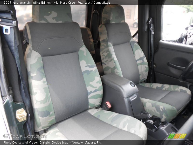 Moss Green Pearlcoat / Camouflage 2005 Jeep Wrangler Willys Edition 4x4