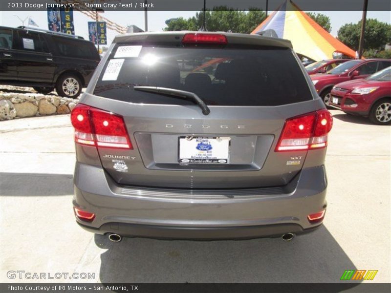 Storm Gray Pearl / Black 2013 Dodge Journey SXT