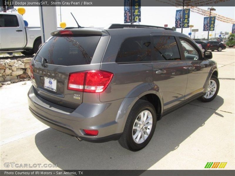 Storm Gray Pearl / Black 2013 Dodge Journey SXT
