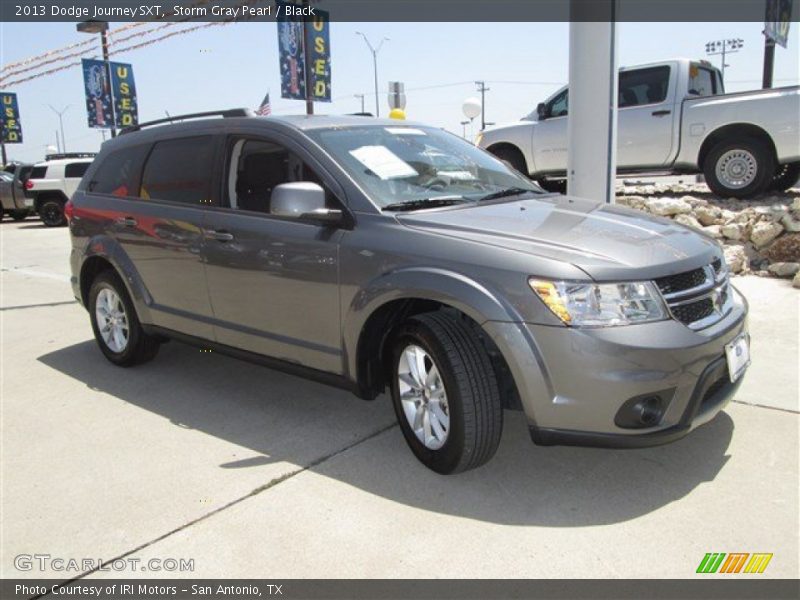 Storm Gray Pearl / Black 2013 Dodge Journey SXT