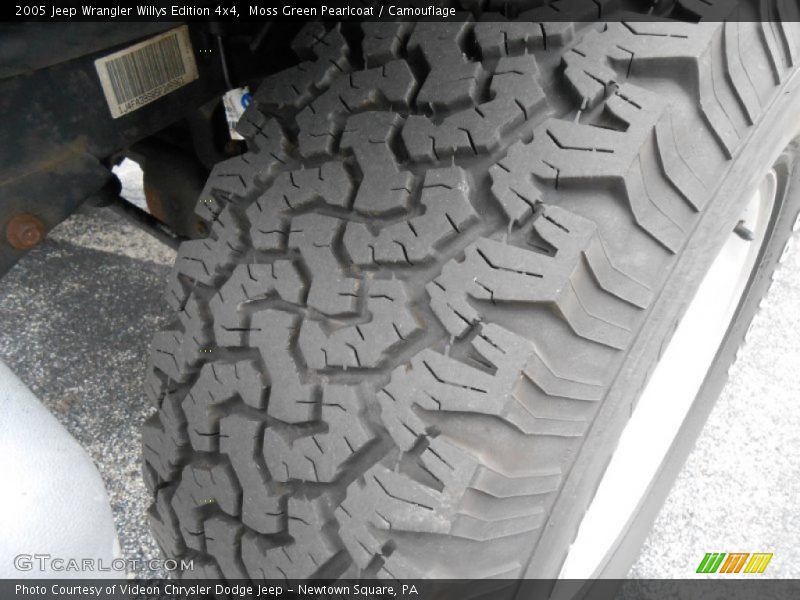 Moss Green Pearlcoat / Camouflage 2005 Jeep Wrangler Willys Edition 4x4
