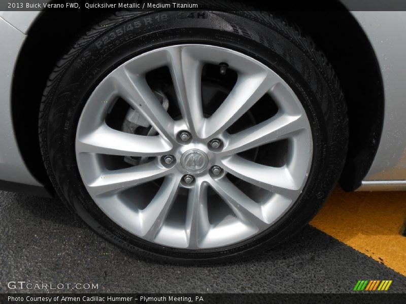 Quicksilver Metallic / Medium Titanium 2013 Buick Verano FWD