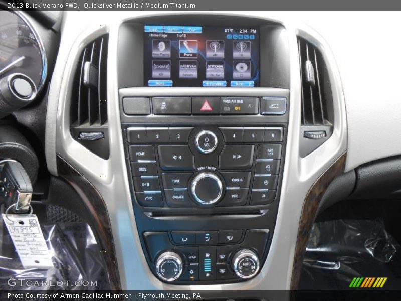 Quicksilver Metallic / Medium Titanium 2013 Buick Verano FWD