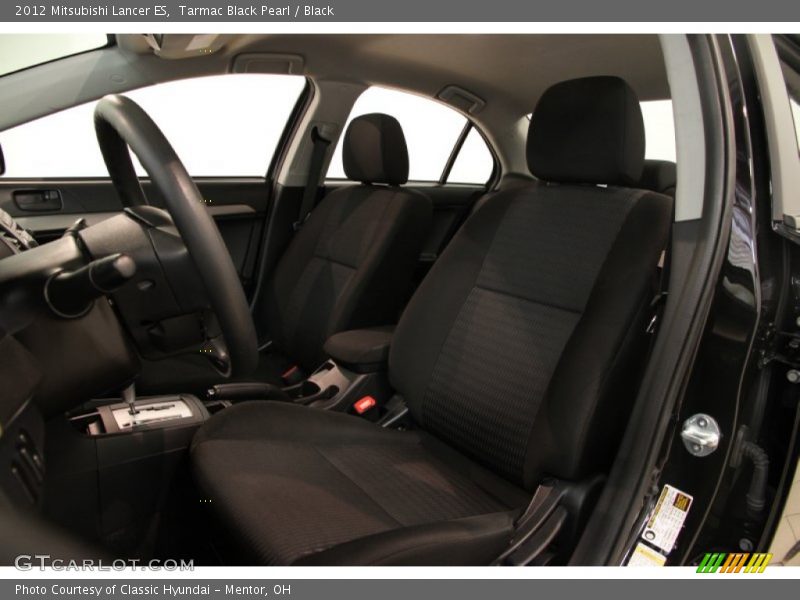 Tarmac Black Pearl / Black 2012 Mitsubishi Lancer ES