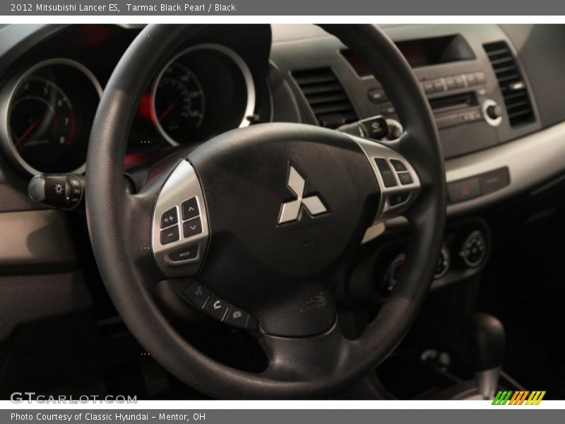 Tarmac Black Pearl / Black 2012 Mitsubishi Lancer ES