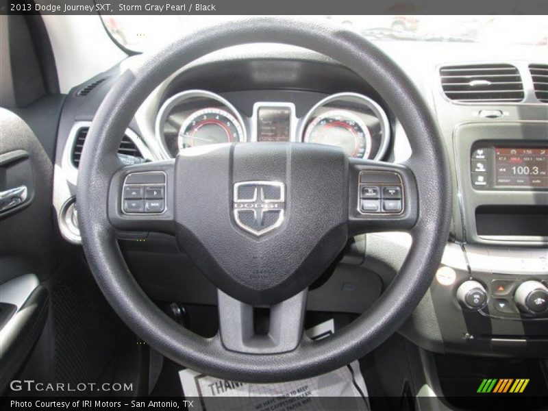 Storm Gray Pearl / Black 2013 Dodge Journey SXT