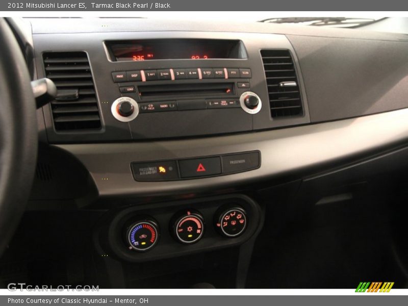 Tarmac Black Pearl / Black 2012 Mitsubishi Lancer ES