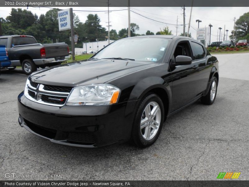 Black / Black 2012 Dodge Avenger SXT