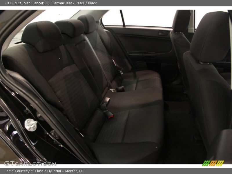 Tarmac Black Pearl / Black 2012 Mitsubishi Lancer ES