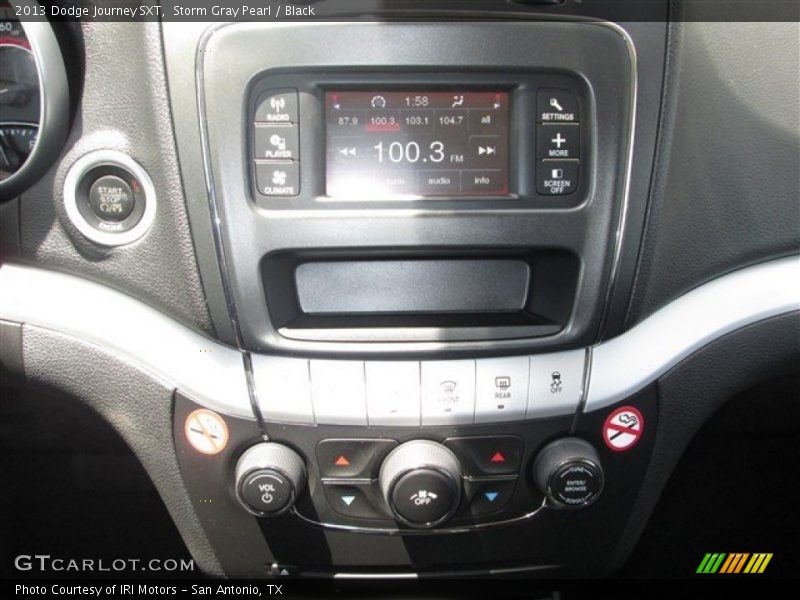 Storm Gray Pearl / Black 2013 Dodge Journey SXT