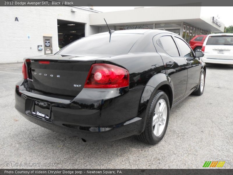 Black / Black 2012 Dodge Avenger SXT