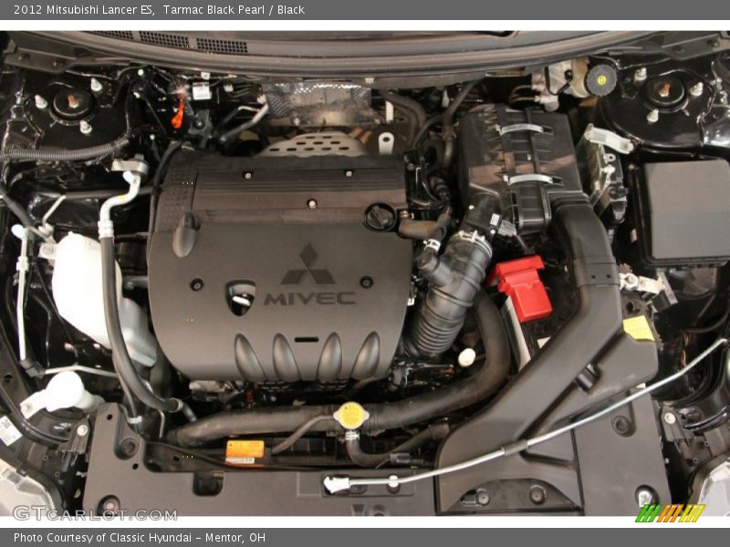 Tarmac Black Pearl / Black 2012 Mitsubishi Lancer ES